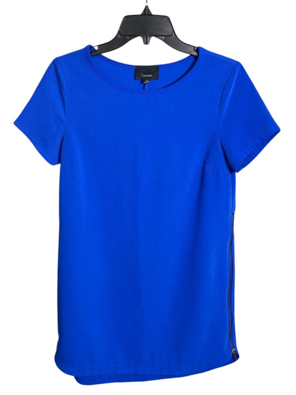 Lumiere Shirt Dress Blue Size Small